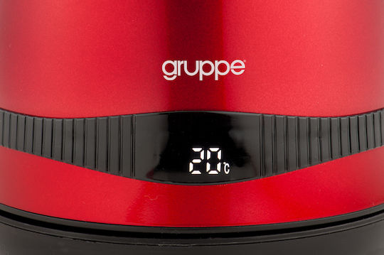 Gruppe HHB8702D Red Kettle 1.7lt 2200W Red