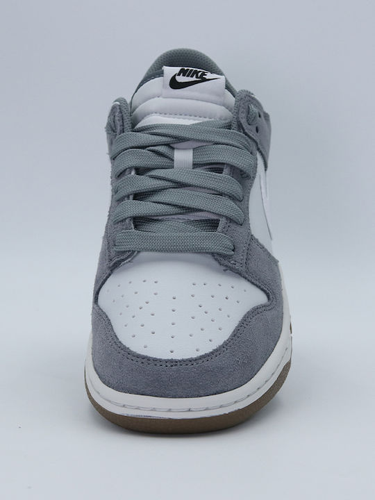 Dunk Low Retro Sneakers Grey Leather