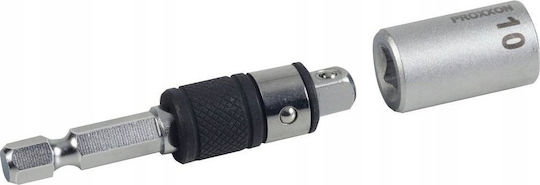 Proxxon Adapter with Socket 1/4'' / HEX and Output 1/4'' / Bit Holder
