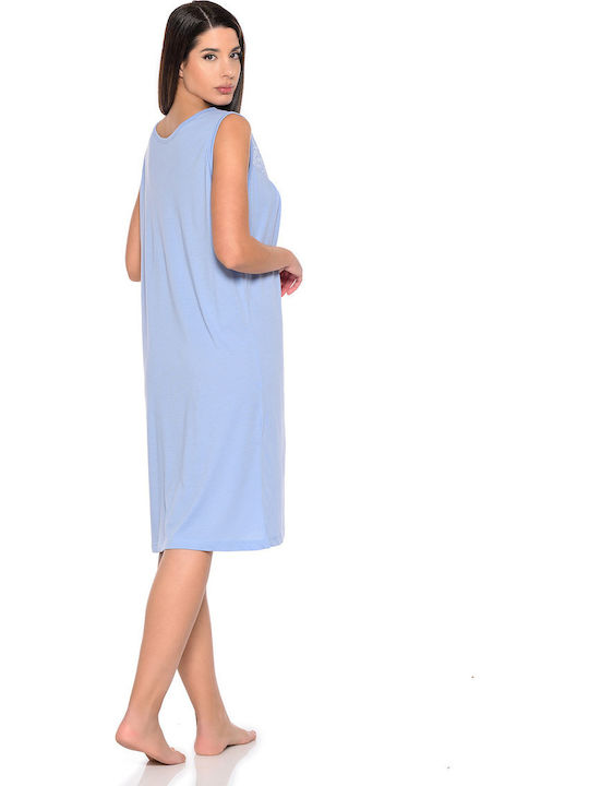 Clio Lingerie Nightgown Maternity & Nursing Sky Blue