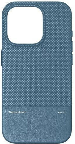 Native Union Classic Back Cover Leather 1.8mm Navy Blue (iPhone 16 Pro)