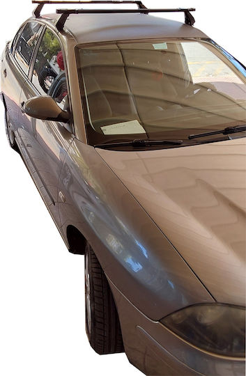 Hermes Metallic Car Roof Bars for Seat Cordoba 4D 2003-2009 Set with Roof Rack Legs