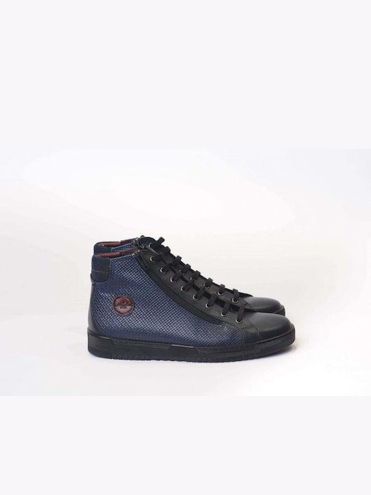 Leder Herrenstiefel Schwarz