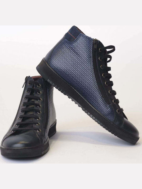 Leder Herrenstiefel Schwarz