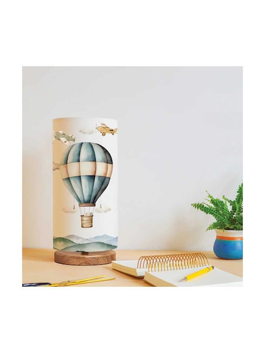 GloboStar Kinder Nachttischlampe Ballon Mehrfarbig 15x15x30εκ.