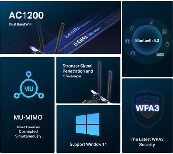 Mercusys Ma30e v1 Wireless Network Card 300Mbps PCI-e