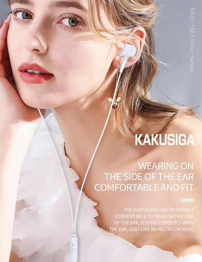 Kakusiga KSC-1303-BK In-Ear Freisprecheinrichtung Kopfhörer mit Stecker 3.5mm Schwarz