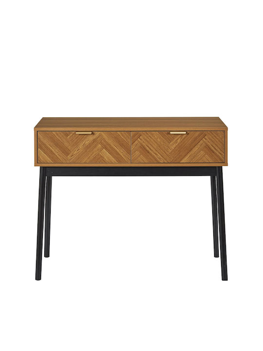 Felix Konsolentisch aus Holz & Metall M100xB35xH80cm