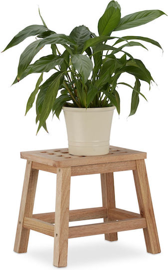 Taburet Din Lemn 29.5x22x25.5cm Taburet Din Lemn 29.5x22x25.5cm