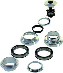 Tange Seiki Fork Cups 1.1/8'' Aluminum Cartridge 28.6 34.0 30.0mm Silver 390344