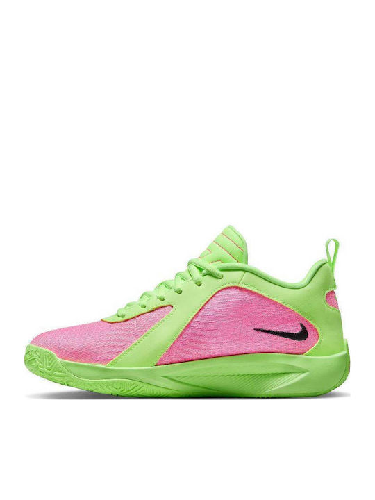 Giannis Freak 6 Gs Kids Sports Shoes Running with Laces Green