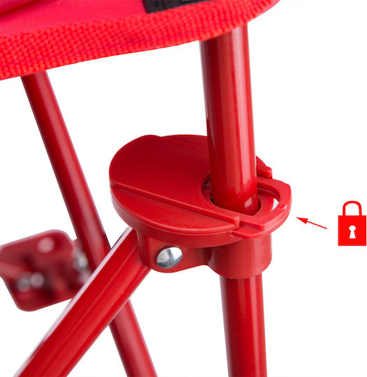 Set 2 Kids Garden Chairs Ladybug Foldable Red Black