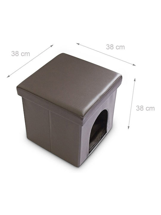 Dog Stool Bedding Brown