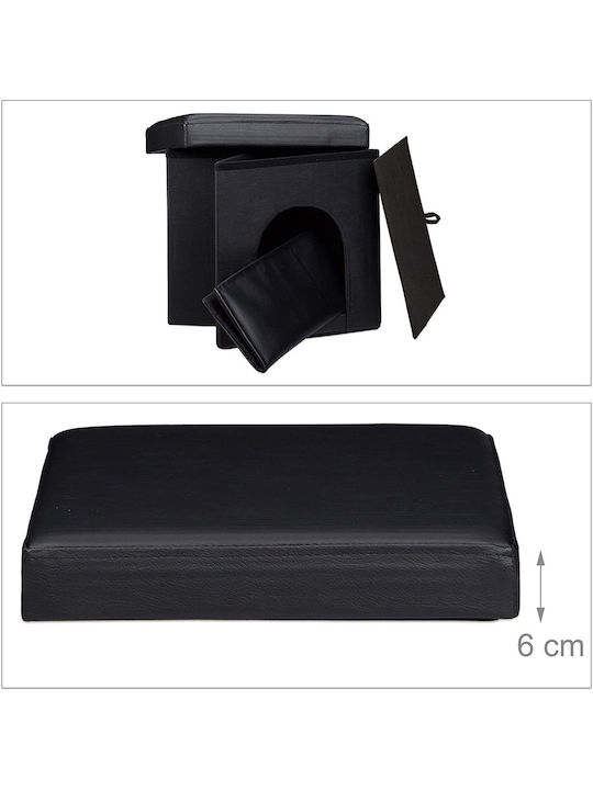 Dog Stool Bedding Black