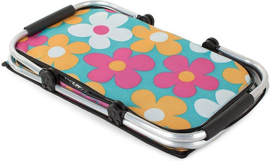Geantă Termică de Picnic Tecos Pliabilă pentru Cumpărături Depozitare la Rece Dimensiuni 44x23x22cm Multicolor Ideală pentru Excursii în Aer Liber Menținerea Alimentelor la Temperatura Optimă