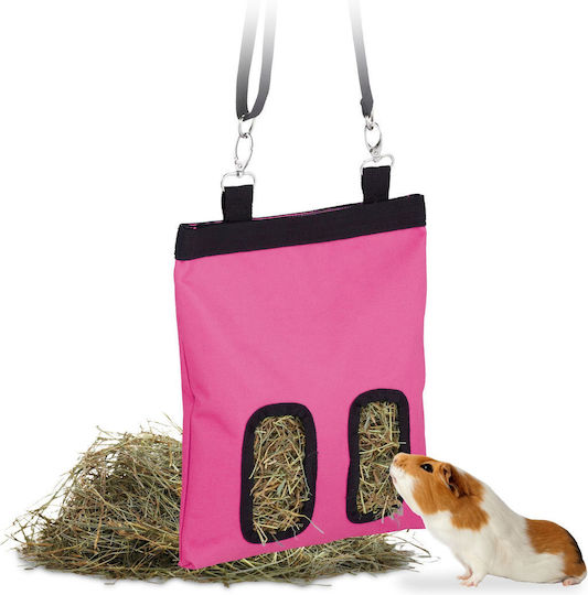 Geantă Ventilator pentru Animale Mici Relaxdays Roz Negru