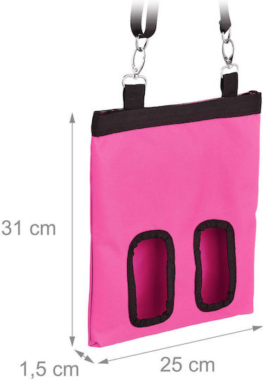 Geantă Ventilator pentru Animale Mici Relaxdays Roz Negru