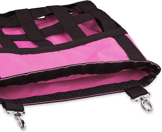 Fan Bag Small Animals Relaxdays Black Pink Dimensions 30 x 30 cm
