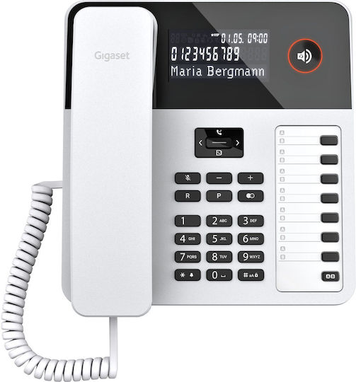 Gigaset Desk600 Corded Office Phone White S30350-H224-B102