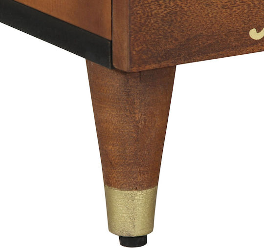 Bedside Table from Solid Mango Wood 40x33x46cm