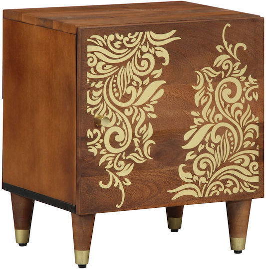 Bedside Table from Solid Mango Wood 40x33x46cm