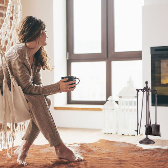 Relaxdays Set de unelte pentru șemineu cu cleștar Gri