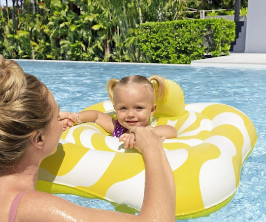 Bestway Kids' Swim Ring with Diameter 76cm. from 1 Years Old Yellow