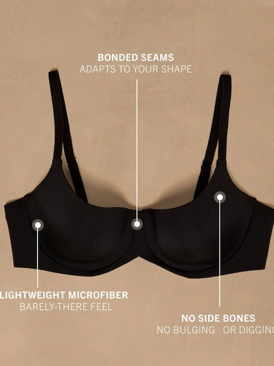 Smooth Bra Underwire Black