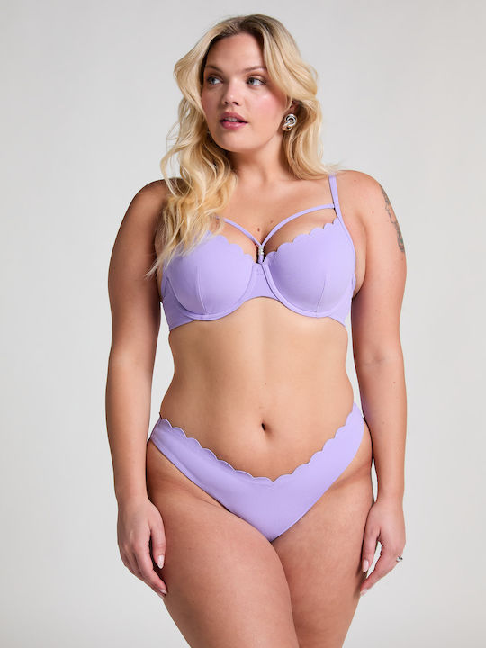 Bikinihosen Slip mit Schnürung Flieder