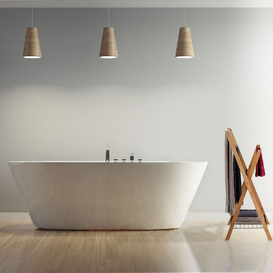 Relaxdays Rafturi de baie Raft Baie Bambus 87x37.5x37.5cm Neagră