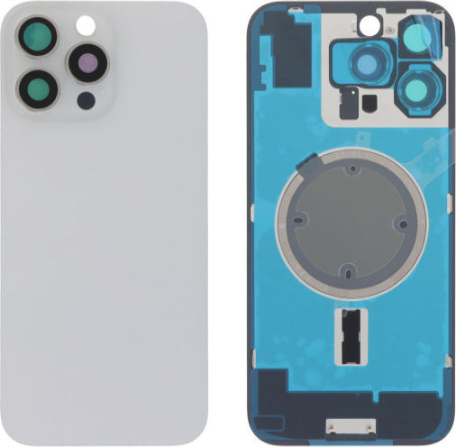 Capac Spate iPhone 16 Pro Max Titan Alb