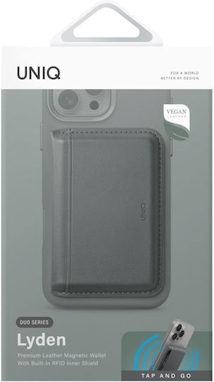 Uniq MagSafe Suport Carduri Lyden DS RFID în culoarea Verde