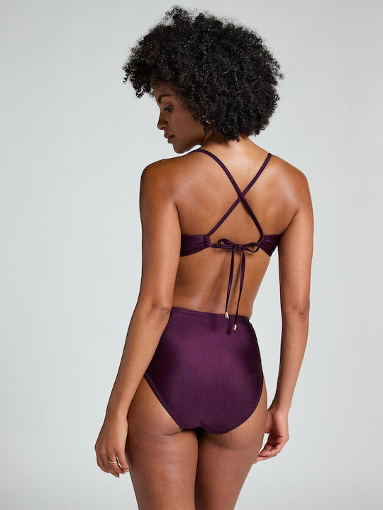 Costa Bikini Top Purple