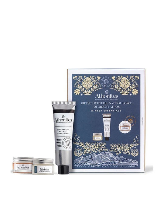 Athonites Promo Winter Essentials Skin Care Set for Moisturizing 3pcs