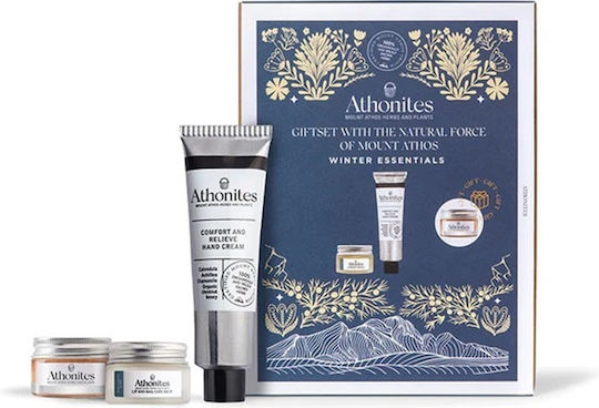 Athonites Promo Winter Essentials Skin Care Set for Moisturizing 3pcs