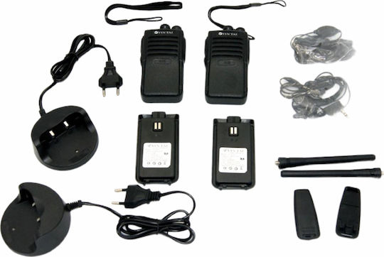 YT-418 Walkie Talkie 5W χωρίς Οθόνη Σετ 2τμχ