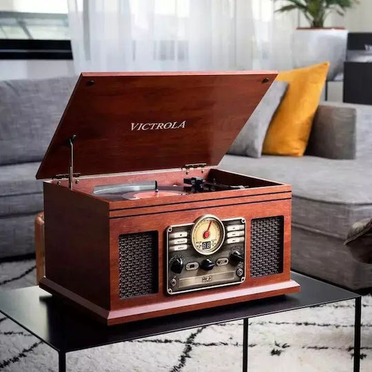 Victrola Pick-Up cu Preamp și Difuzoare încorporate Maro