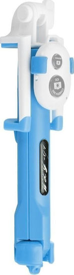 Oem Combo Selfie-Stick Stativ Fernbedienung Bluetooth Hellblau