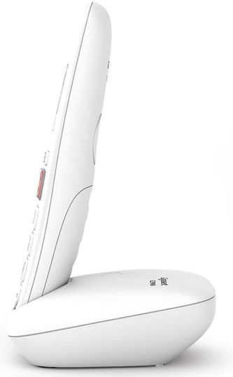 Gigaset E290 Cordless Phone with Greek Menu White