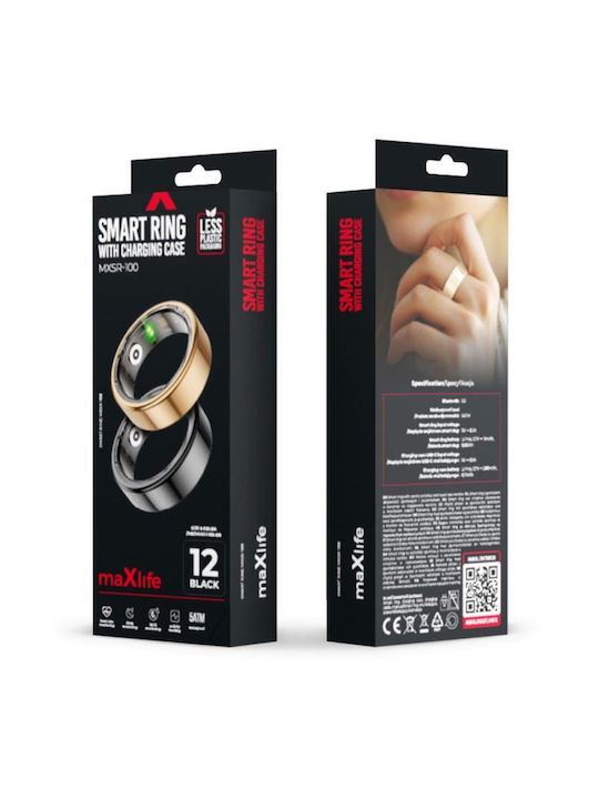 Maxlife MXSR-100 Size 10 Inel Inteligent 20mm Impermeabil Negru
