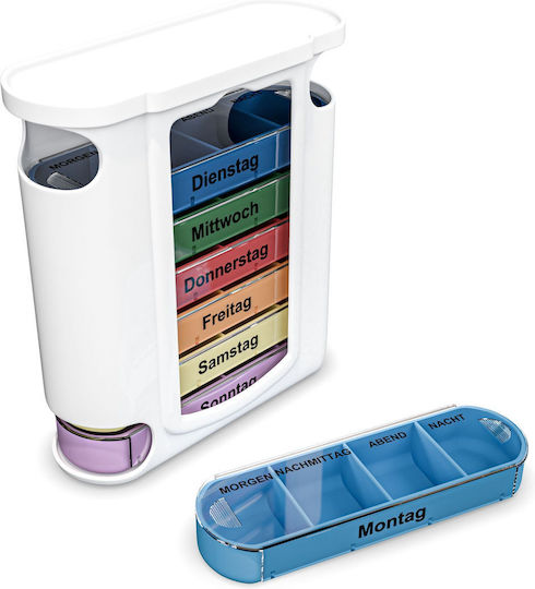 Weinberger Pillenbox Wochendose Farblich