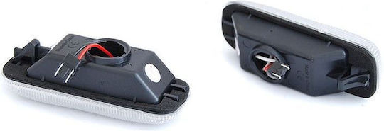 Set indicator LED oglindă laterală Depo Mercedes ML W163 1999-2005 fumuriu secvențial 2 bucăți De-0097