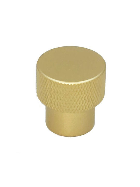 Finetto Πόμολο Επίπλου από Μέταλλο Χρυσό Ματ Φ20mm 256-1455#KN#GM