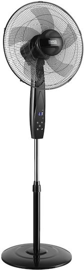 Teesa Pedestal Fan 50W Diameter 40cm with Remote Control Black