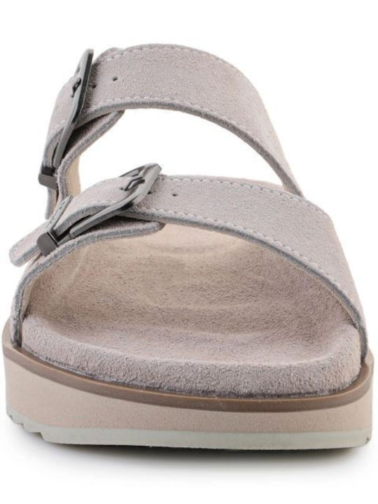 Flache Sandalen für Damen in Beige Farbe