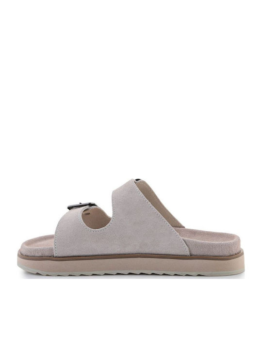 Flache Sandalen für Damen in Beige Farbe