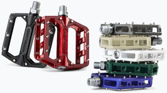 Dartmoor Flat Bicycle Pedals White