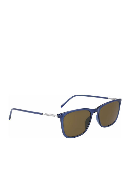 Zeiss Unisex Γυαλιά Ηλίου με Μπλε Σκελετό και Καφέ Φακό S0390344