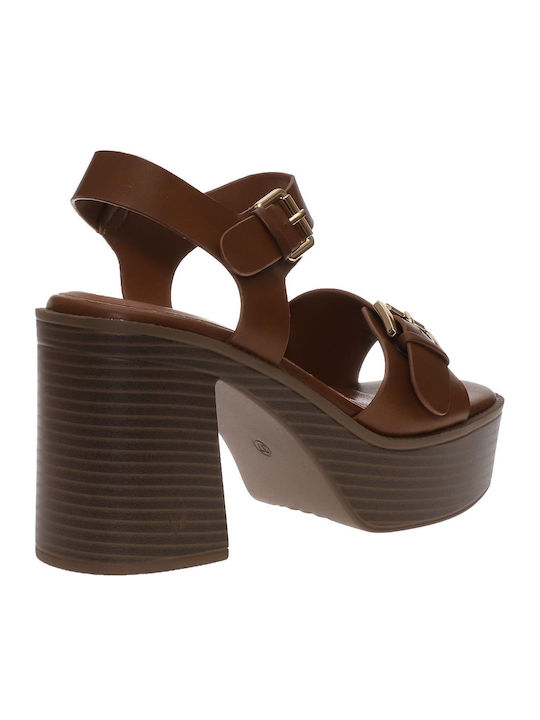 Sandals Tabac Brown