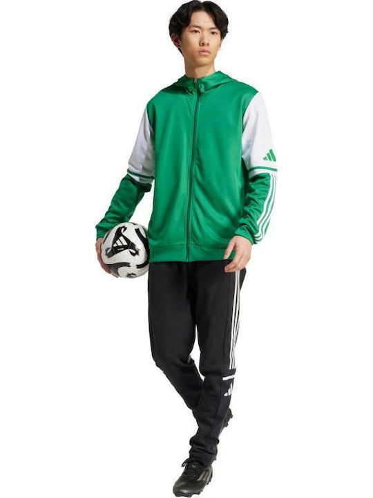 Squadra 25 Men's Green Fleece Hoodie